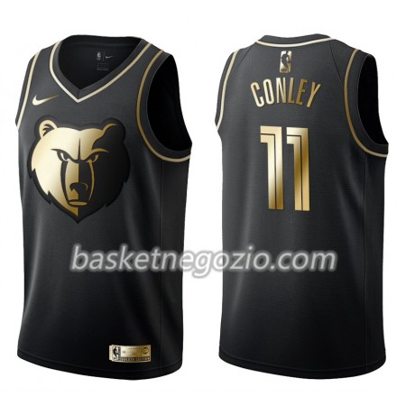 Canotte Uomo Memphis Grizzlies Mike Conley 11 Nike Nero Golden Edition Swingman